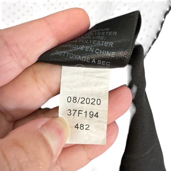 Sam Edelman Polka Dot Puff Sleeve Ruched Dress - Picture 11 of 13